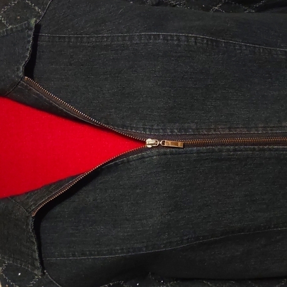 Alfred Dunner Studded Demin Jacket - Picture 8 of 10